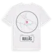 White t-shirt med Bullås t-shirt