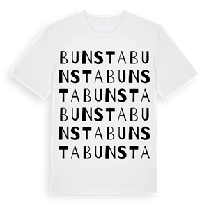 Bunsta ordlek t-shirt – ekologisk bomull t-shirt från Pinshirt