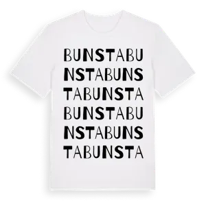 Bunsta ordlek t-shirt – ekologisk bomull t-shirt från Pinshirt