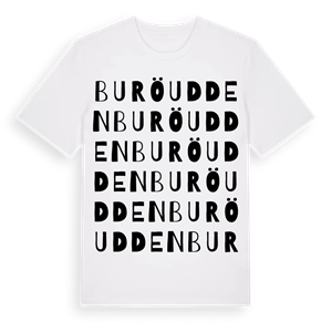 Buröudden ordlek t-shirt – ekologisk bomull t-shirt från Pinshirt