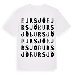 Bursjö ordlek t-shirt – ekologisk bomull t-shirt från Pinshirt