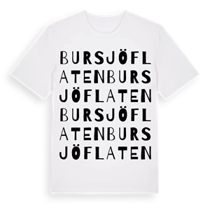 Bursjöflaten ordlek t-shirt – ekologisk bomull t-shirt från Pinshirt