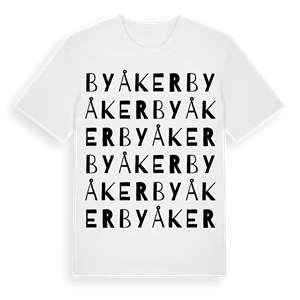 Byåker ordlek t-shirt – ekologisk bomull t-shirt från Pinshirt