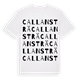 Callans trä ordlek t-shirt