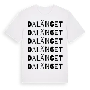 Dalänget ordlek t-shirt – ekologisk bomull t-shirt från Pinshirt