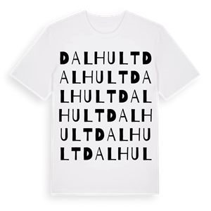 Dalhult ordlek t-shirt – ekologisk bomull t-shirt från Pinshirt