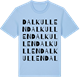 Blue Soul t-shirt med Dalkullen ordlek t-shirt