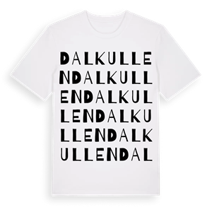 Dalkullen ordlek t-shirt – ekologisk bomull t-shirt från Pinshirt