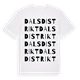 Dals distrikt ordlek t-shirt