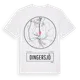 White t-shirt med Dingersjö t-shirt