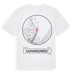 Djuphamnsområdet t-shirt – ekologisk bomull t-shirt från Pinshirt