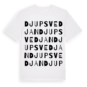 Djupsvedjan ordlek t-shirt – ekologisk bomull t-shirt från Pinshirt