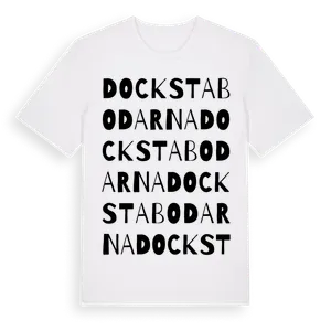 Dockstabodarna ordlek t-shirt – ekologisk bomull t-shirt från Pinshirt