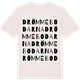 Vintage White t-shirt med Drömmebodarna ordlek t-shirt
