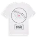 White t-shirt med Dynäs t-shirt