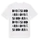 White t-shirt med Dynäsbodarna ordlek t-shirt