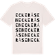 Vintage White t-shirt med Eckeråsen ordlek t-shirt