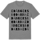 Mid Heather Gray t-shirt med Edångersbodarna ordlek t-shirt