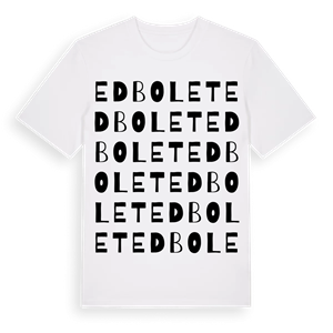 Edbolet ordlek t-shirt – ekologisk bomull t-shirt från Pinshirt