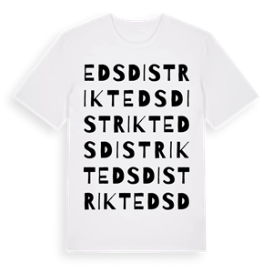 Eds distrikt ordlek t-shirt – ekologisk bomull t-shirt från Pinshirt