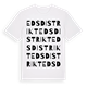 Eds distrikt ordlek t-shirt
