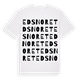 Edsnoret ordlek t-shirt