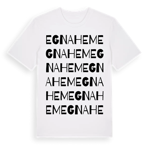 Egna hem ordlek t-shirt – ekologisk bomull t-shirt från Pinshirt