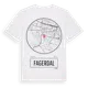 White t-shirt med Fagerdal t-shirt
