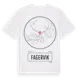 White t-shirt med Fagervik t-shirt