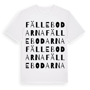 Fällebodarna ordlek t-shirt – ekologisk bomull t-shirt från Pinshirt