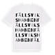 Fällsvikshamnen ordlek t-shirt