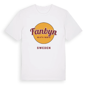 Fanbyn cirkel t-shirt – ekologisk bomull t-shirt från Pinshirt
