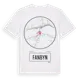 White t-shirt med Fanbyn t-shirt