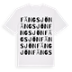 Fängsjön ordlek t-shirt