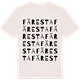 Vintage White t-shirt med Färesta ordlek t-shirt