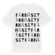 Fårnäset ordlek t-shirt