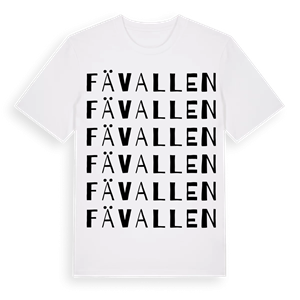 Fävallen ordlek t-shirt – ekologisk bomull t-shirt från Pinshirt