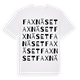 Faxnäset ordlek t-shirt