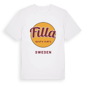 Filla cirkel t-shirt – ekologisk bomull t-shirt från Pinshirt
