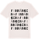 Vintage White t-shirt med Finnängena ordlek t-shirt