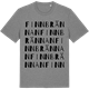 Mid Heather Gray t-shirt med Finnbrännan ordlek t-shirt