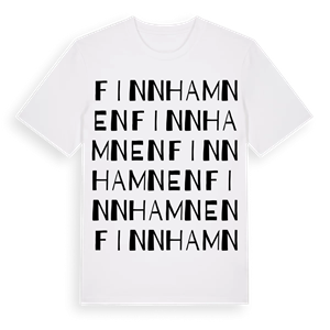 Finnhamnen ordlek t-shirt – ekologisk bomull t-shirt från Pinshirt