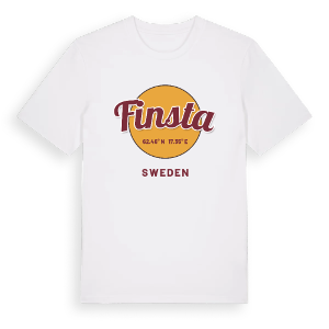 Finsta cirkel t-shirt – ekologisk bomull t-shirt från Pinshirt