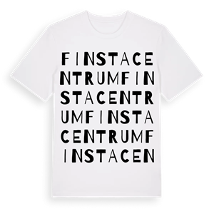 Finsta centrum ordlek t-shirt – ekologisk bomull t-shirt från Pinshirt