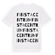 Finsta centrum ordlek t-shirt