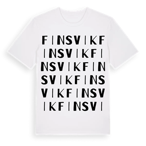 Finsvik ordlek t-shirt – ekologisk bomull t-shirt från Pinshirt