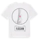 White t-shirt med Fläsian t-shirt