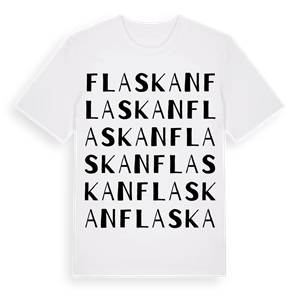 Flaskan ordlek t-shirt – ekologisk bomull t-shirt från Pinshirt