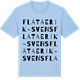 Blue Soul t-shirt med Flata Erik-Svens ordlek t-shirt