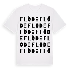 Flöde ordlek t-shirt – ekologisk bomull t-shirt från Pinshirt